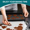 imageEfar Toaster Oven Tray 105x8x1 Inch Nonstick Baking Cookies Sheet Pan for Oven Small Metal Carbon Steel Baking Pan for Bacon Steak Nontoxic ampamp Easy Clean Heat ampamp Warp Resistant2