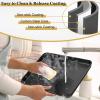 imageEfar Toaster Oven Tray 105x8x1 Inch Nonstick Baking Cookies Sheet Pan for Oven Small Metal Carbon Steel Baking Pan for Bacon Steak Nontoxic ampamp Easy Clean Heat ampamp Warp Resistant1