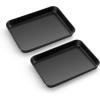 imageEfar Toaster Oven Tray 105x8x1 Inch Nonstick Baking Cookies Sheet Pan for Oven Small Metal Carbon Steel Baking Pan for Bacon Steak Nontoxic ampamp Easy Clean Heat ampamp Warp Resistant2