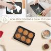 imageEfar Toaster Oven Tray 105x8x1 Inch Nonstick Baking Cookies Sheet Pan for Oven Small Metal Carbon Steel Baking Pan for Bacon Steak Nontoxic ampamp Easy Clean Heat ampamp Warp Resistant2