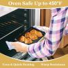 imageEfar Toaster Oven Tray 105x8x1 Inch Nonstick Baking Cookies Sheet Pan for Oven Small Metal Carbon Steel Baking Pan for Bacon Steak Nontoxic ampamp Easy Clean Heat ampamp Warp Resistant1