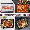 imageEfar Toaster Oven Tray 105x8x1 Inch Nonstick Baking Cookies Sheet Pan for Oven Small Metal Carbon Steel Baking Pan for Bacon Steak Nontoxic ampamp Easy Clean Heat ampamp Warp Resistant2