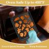 imageEfar Toaster Oven Tray 105x8x1 Inch Nonstick Baking Cookies Sheet Pan for Oven Small Metal Carbon Steel Baking Pan for Bacon Steak Nontoxic ampamp Easy Clean Heat ampamp Warp Resistant1