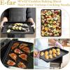 imageEfar Toaster Oven Tray 105x8x1 Inch Nonstick Baking Cookies Sheet Pan for Oven Small Metal Carbon Steel Baking Pan for Bacon Steak Nontoxic ampamp Easy Clean Heat ampamp Warp Resistant1