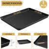 imageEfar Toaster Oven Tray 105x8x1 Inch Nonstick Baking Cookies Sheet Pan for Oven Small Metal Carbon Steel Baking Pan for Bacon Steak Nontoxic ampamp Easy Clean Heat ampamp Warp Resistant1