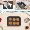 imageEfar Toaster Oven Tray 105x8x1 Inch Nonstick Baking Cookies Sheet Pan for Oven Small Metal Carbon Steel Baking Pan for Bacon Steak Nontoxic ampamp Easy Clean Heat ampamp Warp Resistant2