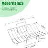imageEfar Turkey Roasting Rack Stainless Steel Rib Rack for Roasting Grilling and Smoking 144 x 10 inches V Shaped ampamp Heavy Duty Dishwasher Safe LargeSmall