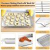 imageLarge Baking Sheet with Rack Set Efar 20x14 Stainless Steel Cookie Sheet Pan for Oven Cooking Roasting Rimmed Metal Tray with Wire Cooling Rack for Bacon Meat Steak  Dishwasher Safe2