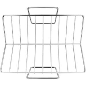 imageEfar Turkey Roasting Rack Stainless Steel Rib Rack for Roasting Grilling and Smoking 144 x 10 inches V Shaped ampamp Heavy Duty Dishwasher Safe LargeLarge