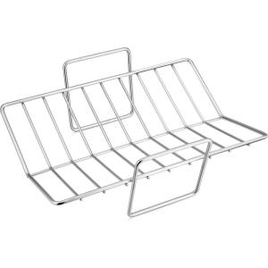 imageEfar Turkey Roasting Rack Stainless Steel Rib Rack for Roasting Grilling and Smoking 144 x 10 inches V Shaped ampamp Heavy Duty Dishwasher Safe LargeSmall