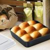 image9x9 Inch Square Baking Pan with Lid Set Efar Nonstick Square Cake Pans Metal Bakeware for Oven Cooking Lasagna Brownies Stainless Steel Core ampamp Easy Release 4 Pieces2 Pans2 Covers1 pan1 lid