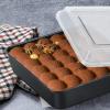 image9x9 Inch Square Baking Pan with Lid Set Efar Nonstick Square Cake Pans Metal Bakeware for Oven Cooking Lasagna Brownies Stainless Steel Core ampamp Easy Release 4 Pieces2 Pans2 Covers1 pan1 lid