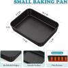 imageEfar 125 x 97 Inch Baking Pan Nonstick Stainless Steel Rectangle Cake Pan for Baking Brownies Casseroles Lasagna Stainless Steel Core ampamp Nonstick Coating Nontoxic ampamp Oven Safe1