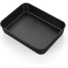 imageEfar 125 x 97 Inch Baking Pan Nonstick Stainless Steel Rectangle Cake Pan for Baking Brownies Casseroles Lasagna Stainless Steel Core ampamp Nonstick Coating Nontoxic ampamp Oven Safe1