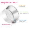 imageEfar 4 Inch Small Cake Pan Set of 6 Stainless Steel Mini Round Smash Cake Baking Pans Tins NonToxic ampamp Healthy Mirror Finish ampamp Dishwasher Safe4 InchSet of 3