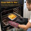 imageEfar 8 x 8Inch Square Baking Pan with Lid Stainless Steel Square Cake Brownie Pan Fit for Toaster Oven Nontoxic ampamp Healthy Easy Storage ampamp Dishwasher Safe  2 Pieces4