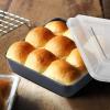 imageEfar 8x8 Inch Square Baking Pan with Lid Set Nonstick Square Cake Pans Metal Bakeware for Oven Cooking Lasagna Brownies Stainless Steel Core ampamp Easy Release 4 Pieces2 Pans2 Covers2 pans2 lids