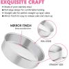 imageEfar 9 Inch Cake Pan Set of 2 Stainless Steel Round Cake Baking Pans NonToxic ampamp Healthy Mirror Finish ampamp Dishwasher Safe6 Cake Pan Set of 2