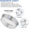 imageEfar 9 Inch Cake Pan Set of 2 Stainless Steel Round Cake Baking Pans NonToxic ampamp Healthy Mirror Finish ampamp Dishwasher Safe8 Cake Pan Set of 4