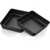 imageEfar 9x9 Baking Pan Nonstick Square Cake Pan with Stainless Steel Core Black Metal Bakeware for Brownies Lasagna Cakes Nontoxic ampamp Easy Clean 2 Inch Deep2