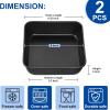 imageEfar 9x9 Baking Pan Nonstick Square Cake Pan with Stainless Steel Core Black Metal Bakeware for Brownies Lasagna Cakes Nontoxic ampamp Easy Clean 2 Inch Deep2