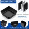 imageEfar 9x9 Baking Pan Nonstick Square Cake Pan with Stainless Steel Core Black Metal Bakeware for Brownies Lasagna Cakes Nontoxic ampamp Easy Clean 2 Inch Deep1