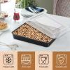 imageEfar Baking Pan with Lid 975 x 125 x 2 Inch Nonstick Rectangle Cake Pans with Covers 2 Sheet Pans Bakeware and 2 Lids for Brownies Cakes Nontoxic ampamp Stainless Steel Core 2 Inch Deep104x8x2 Inches