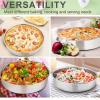 imageEfar Cake Pan Set of 3 4 inch6 inch8 inch Stainless Steel Small Round Layer Cake Baking Pans Perfect for Tier Smash Cake NonToxic ampamp Healthy Mirror Finish ampamp Dishwasher Safe6895