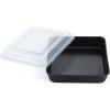 image9x9 Inch Square Baking Pan with Lid Set Efar Nonstick Square Cake Pans Metal Bakeware for Oven Cooking Lasagna Brownies Stainless Steel Core ampamp Easy Release 4 Pieces2 Pans2 Covers1 pan1 lid