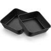 imageEfar 9x9 Baking Pan Nonstick Square Cake Pan with Stainless Steel Core Black Metal Bakeware for Brownies Lasagna Cakes Nontoxic ampamp Easy Clean 2 Inch Deep2