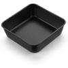 imageEfar 9x9 Baking Pan Nonstick Square Cake Pan with Stainless Steel Core Black Metal Bakeware for Brownies Lasagna Cakes Nontoxic ampamp Easy Clean 2 Inch Deep1