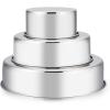 imageEfar Cake Pan Set of 3 4 inch6 inch8 inch Stainless Steel Small Round Layer Cake Baking Pans Perfect for Tier Smash Cake NonToxic ampamp Healthy Mirror Finish ampamp Dishwasher Safe468