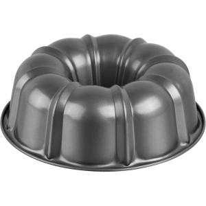 imageEfar 10 Inch Tube Cake Pan Nonstick Fluted Pan for Baking Pound Cake Heavy Duty Carbon Steel Round Baking Mold Easy Release ampamp Easy to Clean 10 Cup BlackGray
