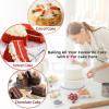 image8 Inch Cake Pan Set of 3 EFar Stainless Steel Round Layer Cake Baking Pans with Parchment Rounds ampamp Side Liner Roll NonToxic ampamp Healthy Metal Cakes Tin Straight Side ampamp Dishwasher Safe9 Inch