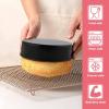 imageEfar 8 Inch Cake Pans Set of 2 Nonstick Stainless Steel Small Round Baking Pans with Parchment Paper ampamp Side Liner Roll Stainless Steel Core ampamp Nontoxic Coating Straight Side ampamp 2 Inch Deep6 Inches