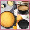 imageEfar Cake Pan Set of 4 4 inch6 inch8 inch9 inch Nonstick Round Baking Cake Pans for Tier Birthday Wedding Cake Stainless Steel Core ampamp NonToxic Coating 2 Inch Deep Black