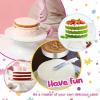 imageEfar Cake Pans Set of 3 6 x 3 Inch Stainless Steel Round Cake Baking Pans Tins for Wedding Birthday Deep Side ampamp Nontoxic Oven ampamp Dishwasher Safe Mirror Finish ampamp Straight Side6 x 2 inch