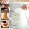 imageEfar Deep Cake Pan Set of 3 6 inch8 inch9 inch Stainless Steel Round Layer Cake Baking Pans Metal Tier Cake Tins for Wedding Birthday Leak Proof ampamp Straight Side Nontoxic ampamp Dishwasher Safe6x3 8 x 3 9x3 inches