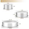 imageEfar Deep Cake Pan Set of 3 6 inch8 inch9 inch Stainless Steel Round Layer Cake Baking Pans Metal Tier Cake Tins for Wedding Birthday Leak Proof ampamp Straight Side Nontoxic ampamp Dishwasher Safe6x3 8 x 3 9x3 inches