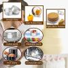 imageEfar Deep Cake Pan Set of 3 6 inch8 inch9 inch Stainless Steel Round Layer Cake Baking Pans Metal Tier Cake Tins for Wedding Birthday Leak Proof ampamp Straight Side Nontoxic ampamp Dishwasher Safe6x3 8 x 3 9x3 inches
