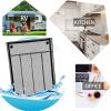 imageEfar Silverware Drawer Organizer Mesh Wire Utensil Tray Drawer Organizer for Kitchen Black Narrow Metal Flatware Cutlery HolderDivider 5 Compartment ampamp Small Size  125 x 925InchMetal