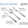 image12 Piece Kids Utensils Silverware Set Efar Stainless Steel Hammered Toddler Cutlery Child Flatware Progress Set Small Adult Diet Tableware Include Fork Spoon Knife Mirror Finished Dishwasher Safe