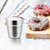 imageEfar Metal Cups for Kids Baby 6 Ounce Stainless Steel Insulated Cups for Toddler Children Training ampamp Transition Double Wall ampamp Shatterproof Mirror Polished ampamp Dishwasher Safe  2 Pack