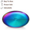 imageEfar Stainless Steel Plates Set of 6 8inch Metal Dinner Plates for Kids Toddlers Great for SelffeedingPicnicOutdoor Camping Healthy ampamp Nontoxic Shatterproof ampamp Dishwasher SafeRainbow