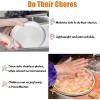 imageEfar Stainless Steel Plates Set of 6 8inch Metal Dinner Plates for Kids Toddlers Great for SelffeedingPicnicOutdoor Camping Healthy ampamp Nontoxic Shatterproof ampamp Dishwasher SafeSilver