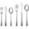 image12 Piece Kids Utensils Silverware Set Efar Stainless Steel Hammered Toddler Cutlery Child Flatware Progress Set Small Adult Diet Tableware Include Fork Spoon Knife Mirror Finished Dishwasher Safe