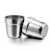 imageEfar Metal Cups for Kids Baby 6 Ounce Stainless Steel Insulated Cups for Toddler Children Training ampamp Transition Double Wall ampamp Shatterproof Mirror Polished ampamp Dishwasher Safe  2 Pack