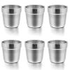 imageEfar Stainless Steel Cups Set of 4 6 Ounce Metal Insulated Cups for Toddler Kids Children Training ampamp Transition Double Wall ampamp Shatterproof Mirror Polished ampamp Dishwasher Safe  4 Pack6 Count Pack of 1