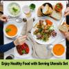 imageEfar Serving Utensils 6 Pieces Stainless Steel Serving Spoon Slotted Spoon Fork Tong Cake Server and Butter Knife for Parties Buffet Banquet Kitchen Mirror Finish ampamp Dishwasher SafeSlimline