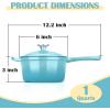 imageEfar Enameled Cast Iron Sauce Pan 2 Quart Dutch Oven Saucepan with Lid Small Sauce Pot for Cooking Boiling Healthy ampamp Non Toxic Induction ampamp Oven Safe Light BlueLight Blue